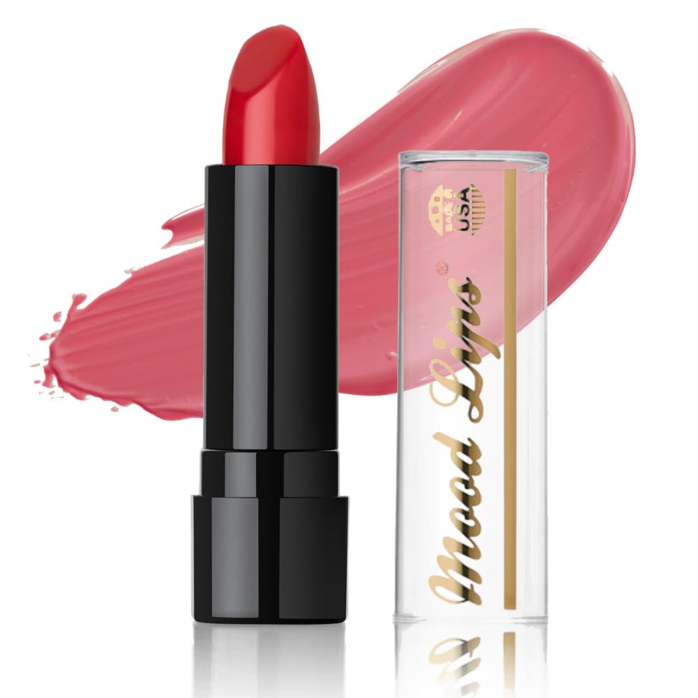 Mood Lips Color Changing Lipstick | Long Lasting Lip Stain Effect | 12 Hour Wear | Magic pH Tint | Aloe Vera Hydrating & Moisturizing | Made in USA |