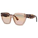 Tom Ford Square Sunglasses TF939 Phoebe 45B Transaparent Brown/Havana 56mm FT0939