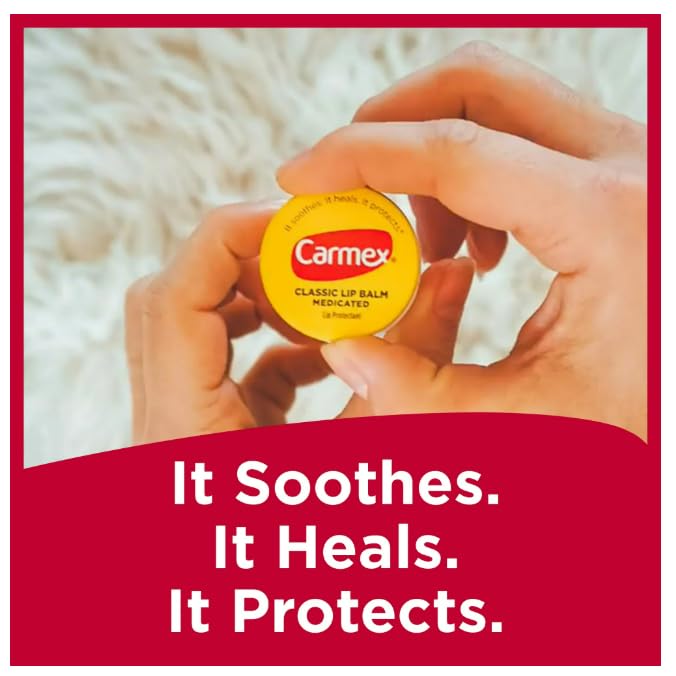 Carmex Everyday Healing Lip Balm, 0.25 oz, 3 Count Beauty and Personal Care Carmex
