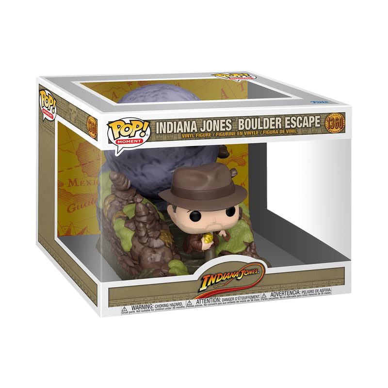 Funko Movie Moment: Indiana Jones - Boulder Scene - Collectable Vinyl Figure - Gift Idea - Official Merchandise - for Kids & Adults - Movies Fans…