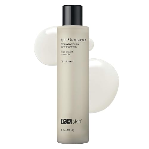 PCA SKIN 5% Benzoyl Peroxide Face Wash, Foaming Acne Facial Cleanser for Oily and Acne Prone Skin, Eliminates Existing Acne and Helps Prevent Future