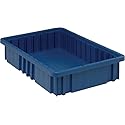 Quantum Storage DG92035 Dividable Grid Heavy Duty Part Organizer Bins - 16-1/2" x 10-7/8" x 3-1/2" - 12 Pack