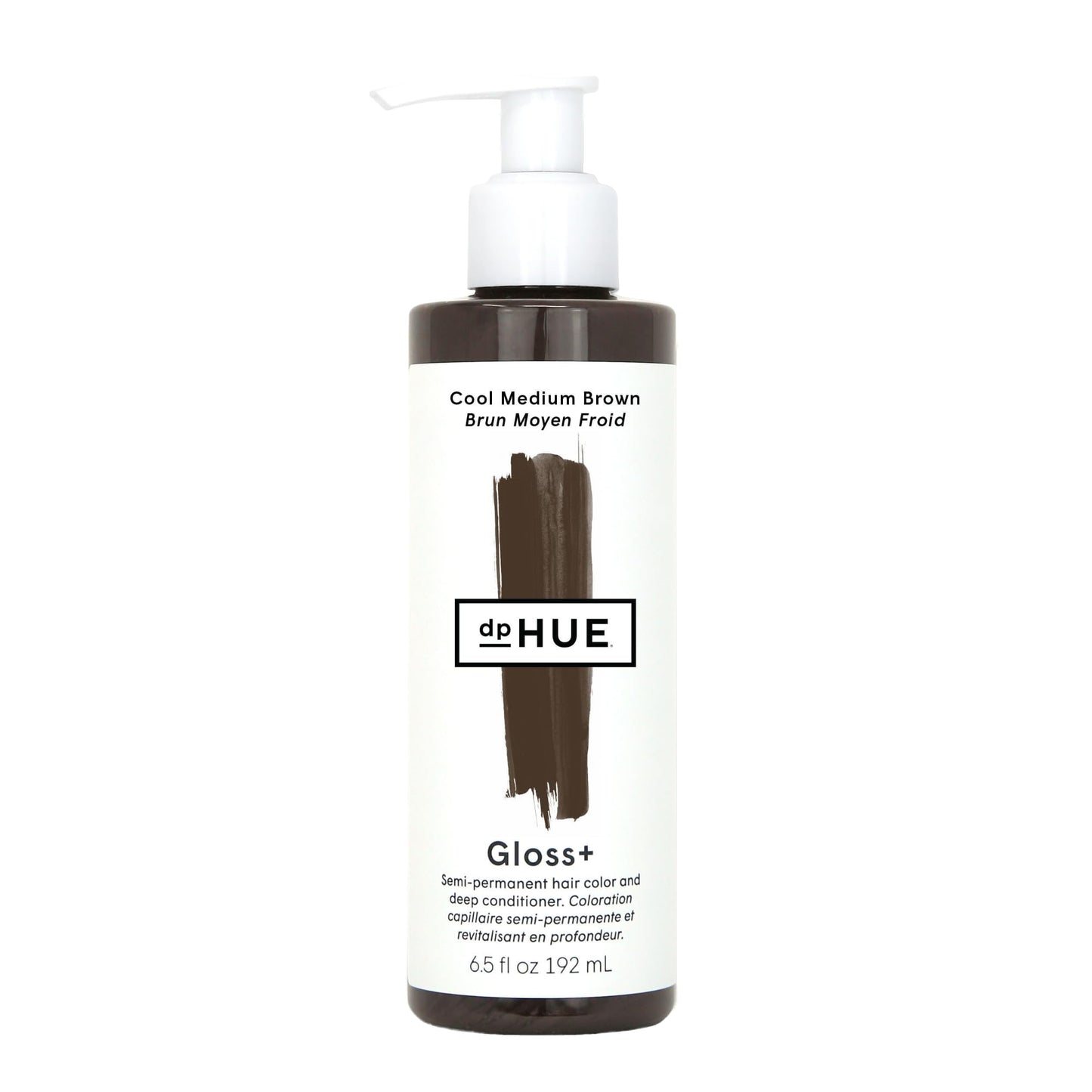 dpHUE Gloss+, Cool Medium Brown - Boosts Fading & Faded Hair Color - 8-12 Applications per Bottle - Lasts Up to 8 Washes