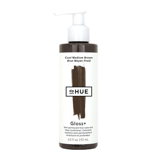 dpHUE Gloss+, Cool Medium Brown - Boosts Fading & Faded Hair Color - 8-12 Applications per Bottle - Lasts Up to 8 Washes Beauty & Personal Care dpHUE