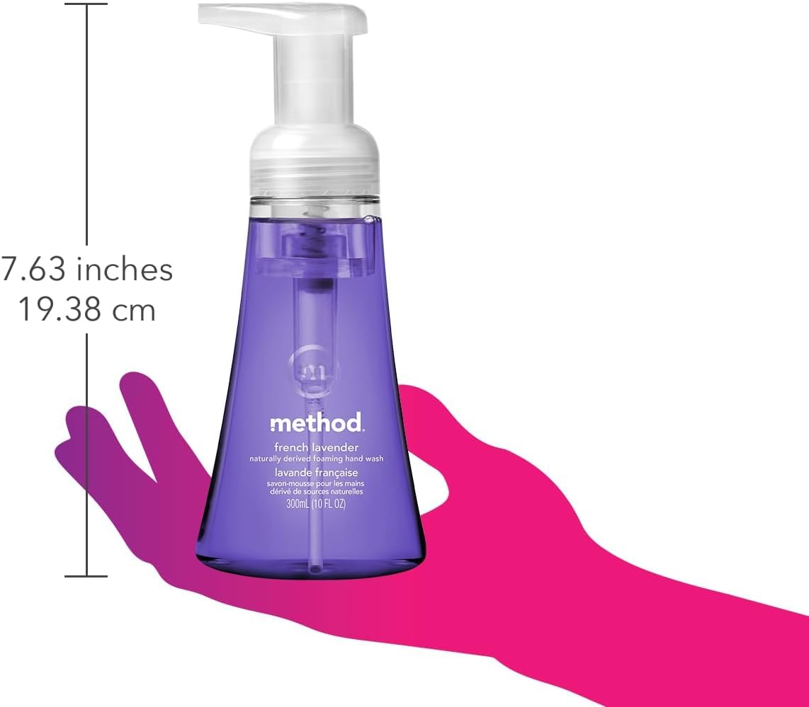 Method Meth Foam Hnd WSH Lavande Size French Lavender Foaming Hand Wash 10oz (Pack of 6)