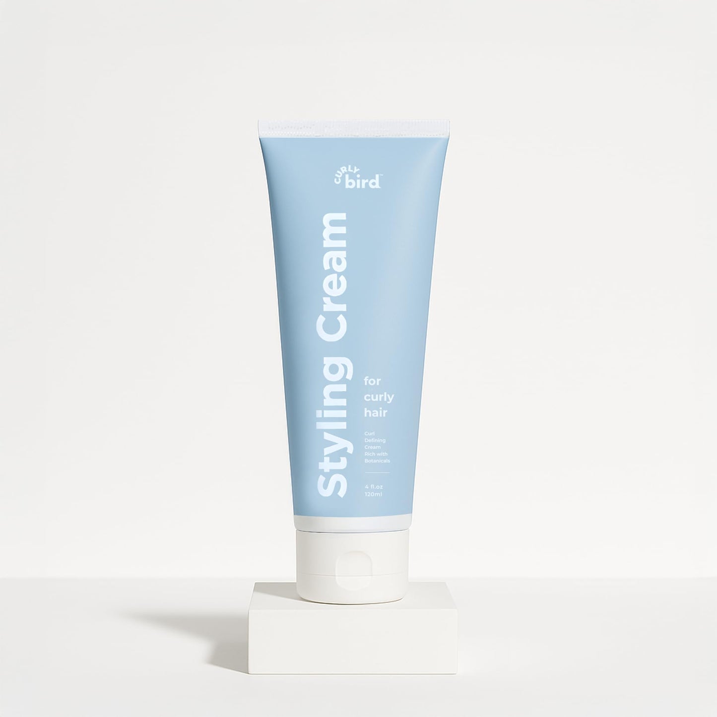 Curly Bird | Curl Defining Styling Cream | Fragrance Free | Family Friendly for Kids & Adults | Natural and Organic Ingredients | Medium Hold Without