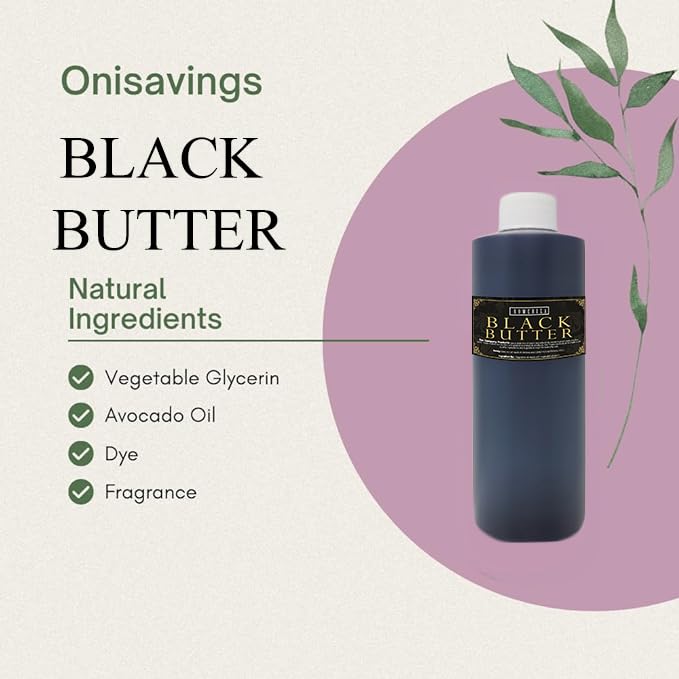 Onisavings Perfume Black Butter Body Oil Scented Fragrance - Black Butter Oil Fragrance for Men and Women - Body Long Lasting Perfume - Scented Body
