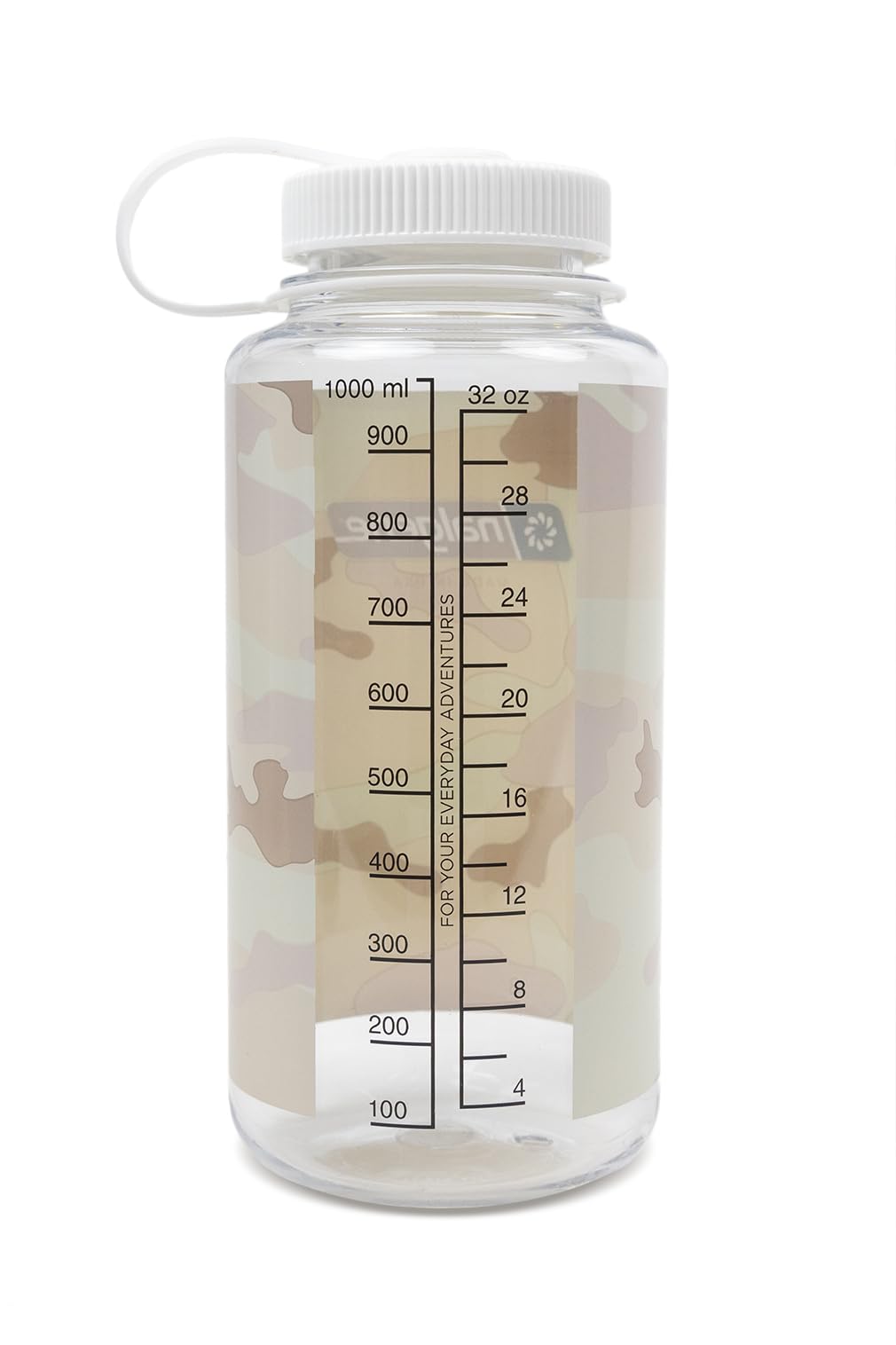 Nalgene 348823 Wide Mouth 32oz Clear - Camo/White