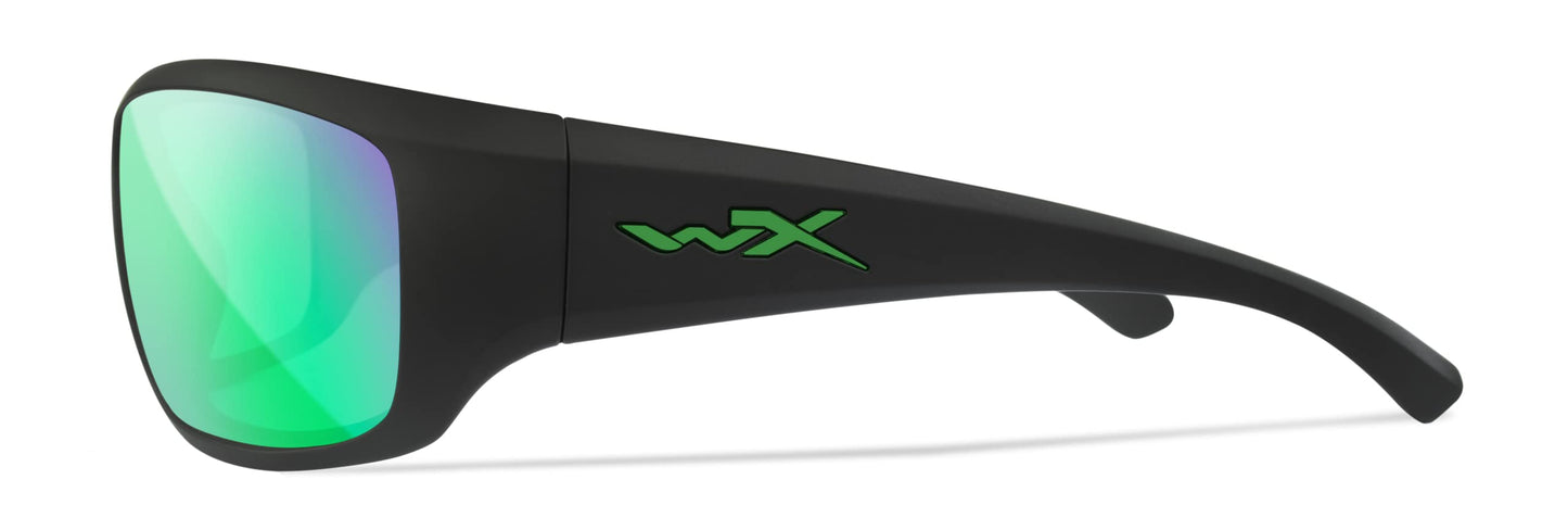 Wiley X WX Omega Jacob Wheeler Signature Series Captivate Polarized Sunglasses, ANSI Z87 Safety Glasses for Men and Women, UV Eye Protection