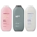 Method Body Wash Trio, Moisturizing Body Wash, Daily Shower Gel and Plant-Based Body Cleanser, Pure Peace, Sea + Surf, Simply Nourish, 18 Fluid Ounces Beauty & Personal Care Method