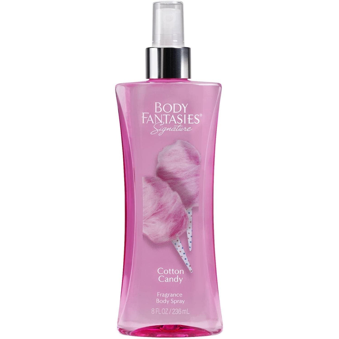 Body Fantasies Body Spray for Women, Cotton Candy Fantasy Fragrance, 8 Ounce