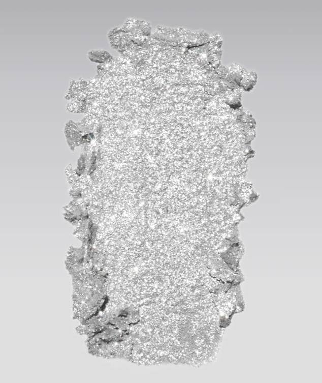 Half Magic GLITTERPUCK Cyber Diamond (Silver) - sparkling pressed glitter for eyes, face and body + Bonus Premium Korean BlueBerry Sheet Masque