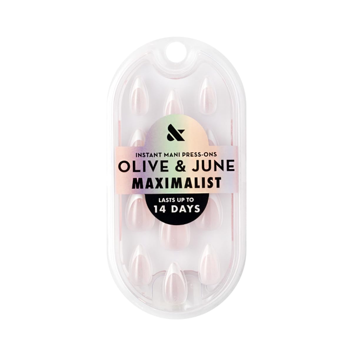 Olive & June Maximalist Instant Mani Press-On Nails (Glue) | 42 Fake Nails, 21 Sizes | Non-Toxic, Long-Lasting Big, Bold Gorgeous Realistic Look | Beauty & Personal Care Olive & June