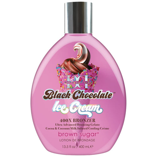 Brown Sugar Double Dark Black Chocolate Ice Cream 400X Bronzer 13.5oz