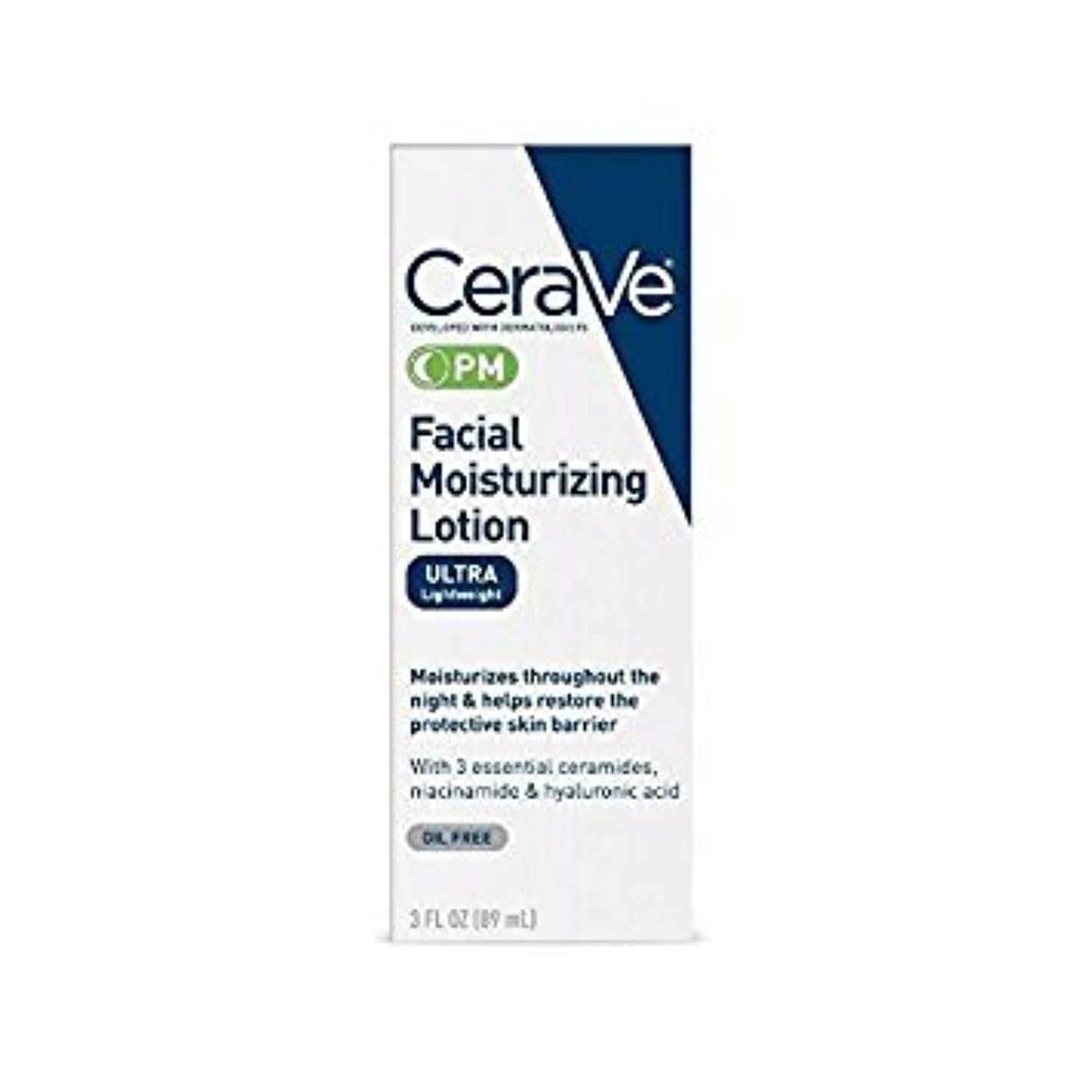 CeraVe Facial Moisturizing Lotion PM Ultra Lightweight 3 oz