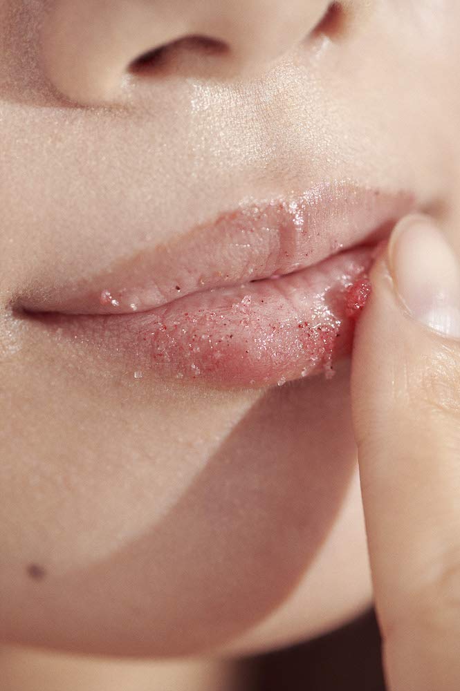 Henné Organics Lip Exfoliator - Natural and Organic Sugar Scrub - Rose Diamonds Beauty and Personal Care HennÃ Organics