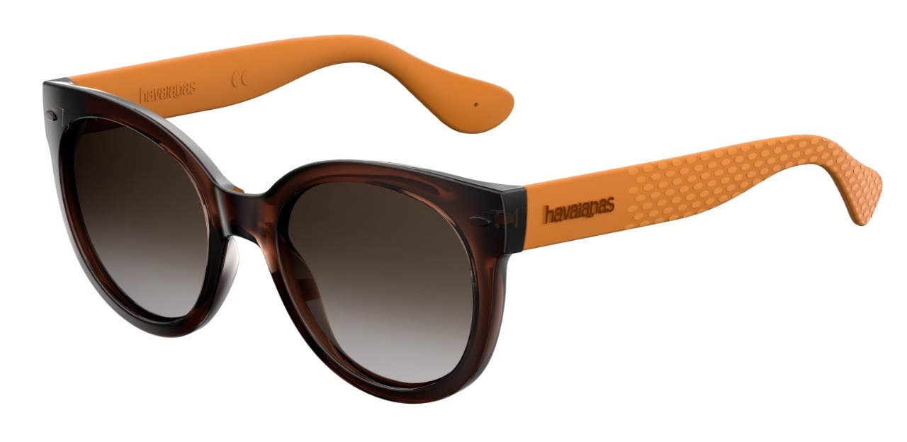 Havaianas Sunglasses Women's Noronha Round Sunglasses, BRWNOCHRE, 52 mm
