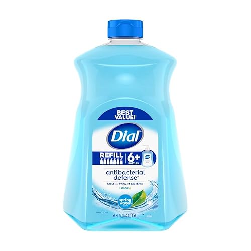 Dial Antibacterial Hand Soap with Moisturizer, Spring Water Scent, 52oz.