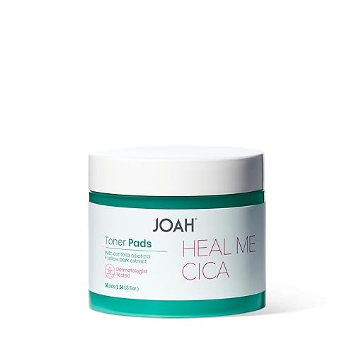 JOAH Heal Me CICA Face Toner Pads, Centella Asiatica for Soothing, Calming, Balancing Sensitive and Irritated Skin, Korean Skincare, Cruelty-Free pH