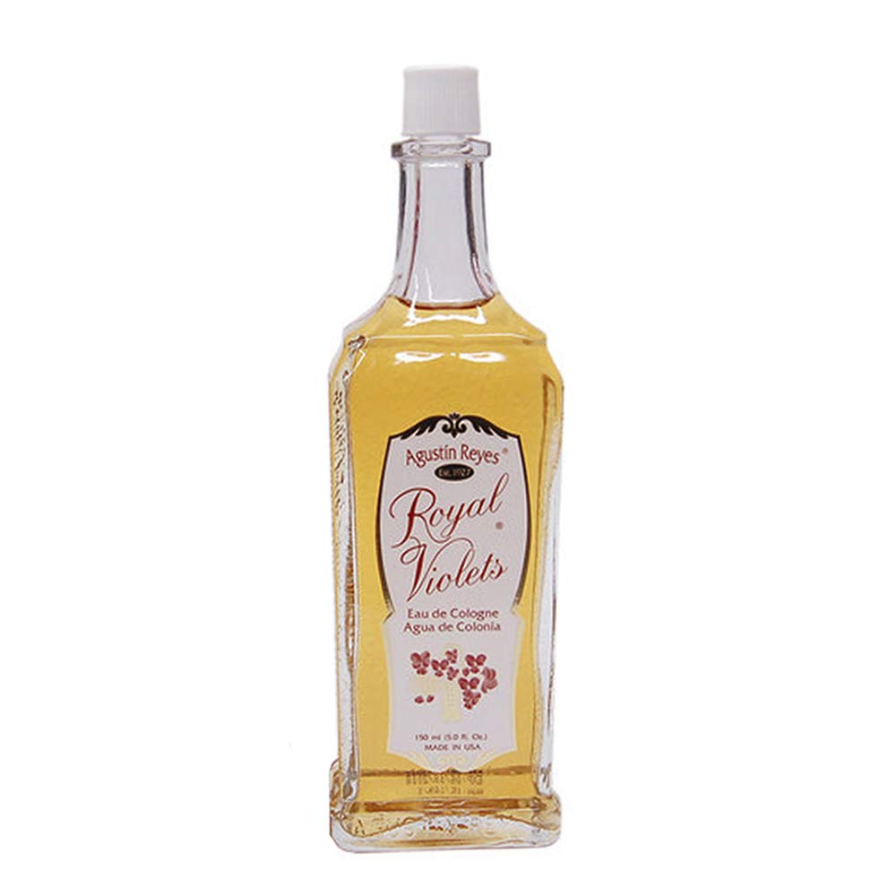 Royal Violets By Agustin Reyes 5 Oz Agua De Colonia Eau De Cologne Glass Bottle