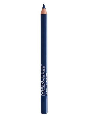 Marcelle Kohl Eyeliner, Blue, Eye Pencil, Long-Lasting, Waterproof, Intense Colour, Fragrance-Free, Hypoallergenic, Recognized by CDA, Cruelty-Free
