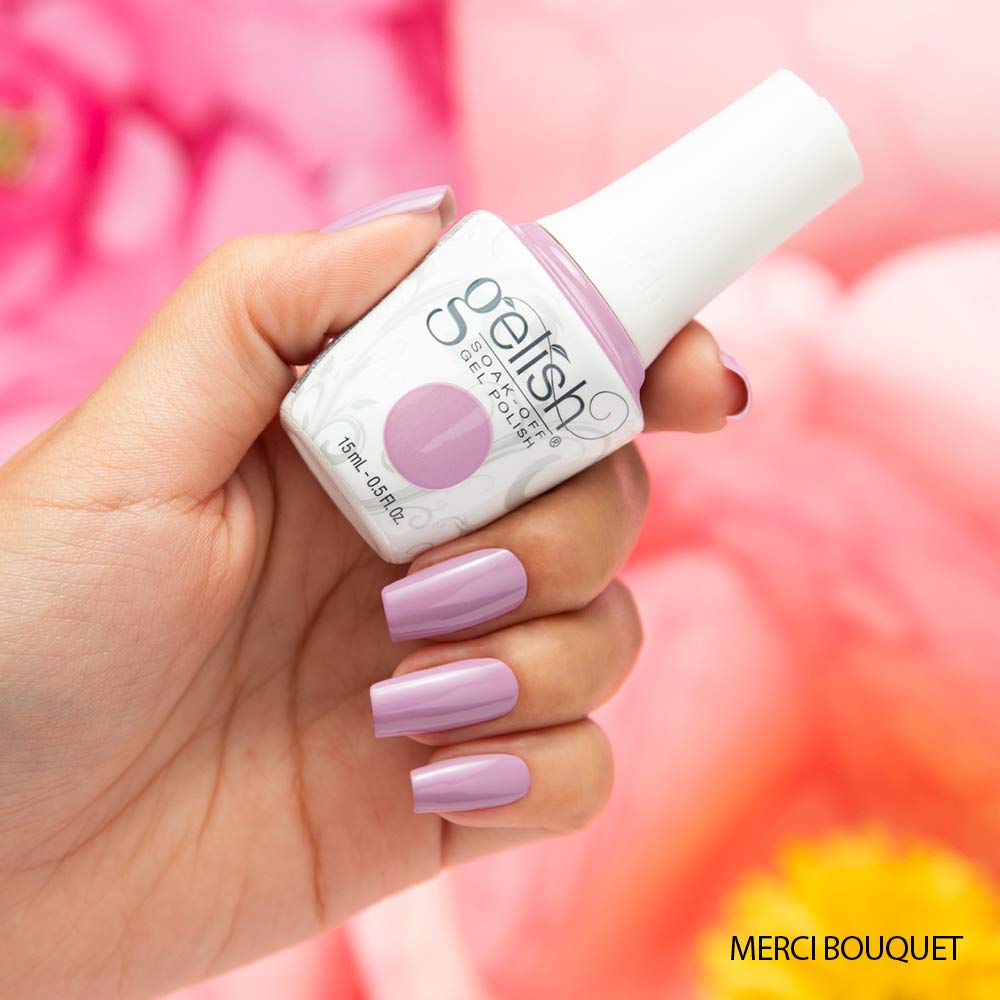 Gelish Soak-Off Gel TPO-Free Long-Lasting Nail Polish: Merci Bouquet, 15mL Beauty & Personal Care Gelish