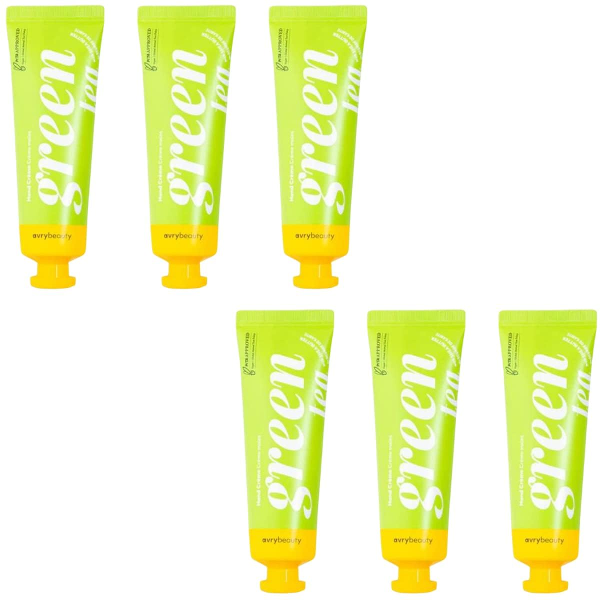AVRYBEAUTY Green Tea Shea Butter Lotion Set 1.5 oz. - 6 Pack, Shea Butter Lotion for Dry Skin, Vegan Hand Cream for Women & Men