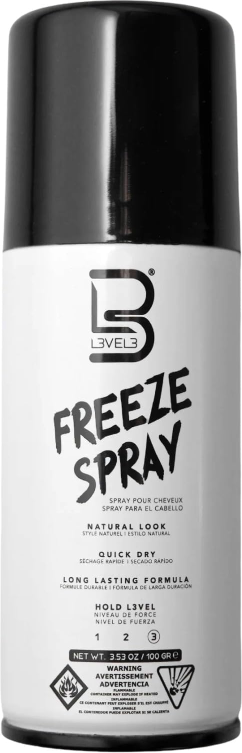 L3 Level 3 Hair Spray - Long Lasting and Strong Hold Hair Spray