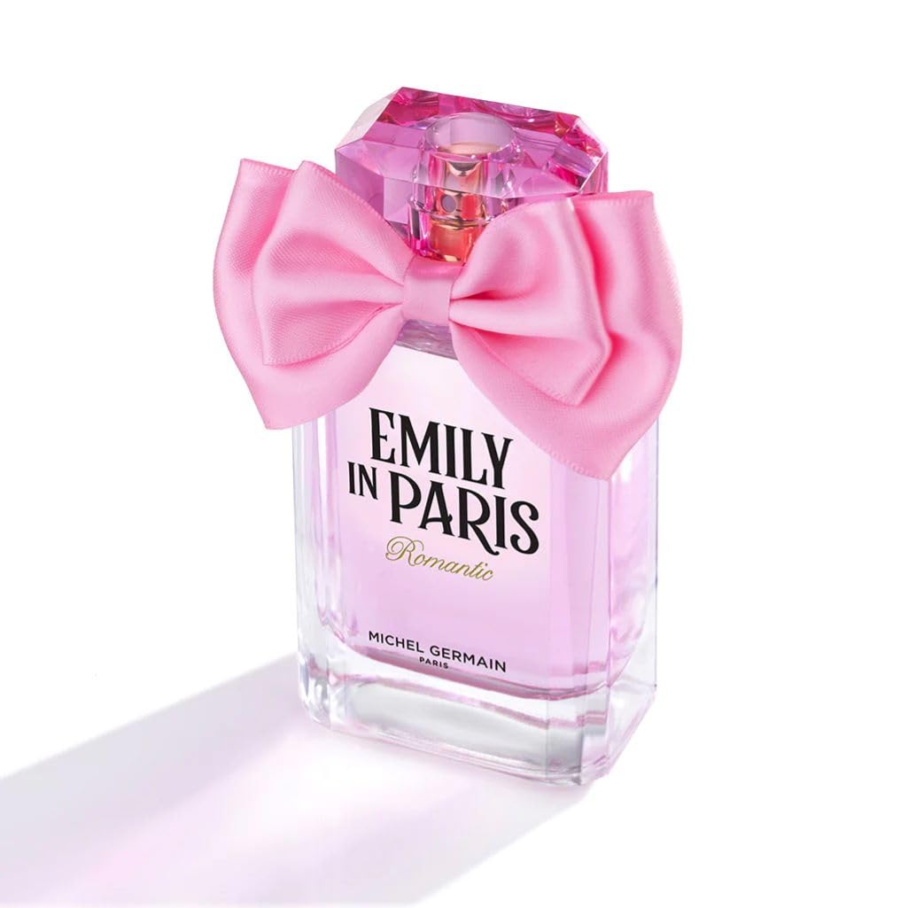 Michel Germain Emily in Paris Romantic Eau de Parfum Fragrance Spray, Citrus Woody Scent, Top Notes of Crisp Green Apple, Pink Grapefruit, Playful & Seductive Natural Oils Women's Perfume, 3.4 Fl Oz