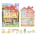 Bluey Mini Home Playset | Compact House Playset with Carry Handle | Three Different Rooms | Kitchen, Bedroom and Bathroom | Includes Figure with 5…