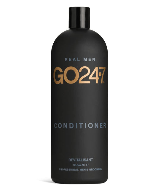GO247 Daily Conditioner - Lightweight Hydrating Conditioner for Men - Softens, Strengthens & Adds Shine - Enriched with Vitamin B5 & Honey - Ideal