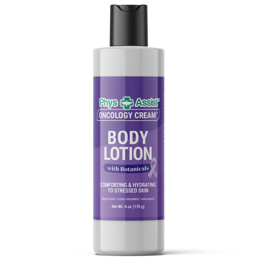 PhysAssist Oncology Cream Body Lotion with Botanicals - Hydrating Lotion for Dry, Sensitive and Stressed Skin - Lavender, Tea Tree, Peppermint Beauty & Personal Care PhysAssist