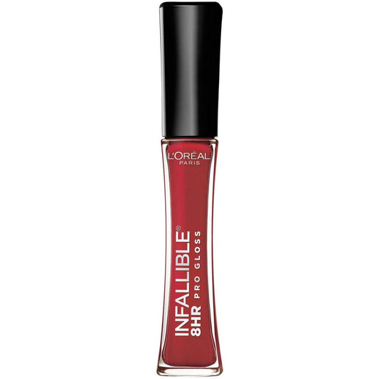 L'Oreal Paris L’Oreal Paris Makeup Infallible 8 Hour Lip Gloss, Comfortable & Hydrating Formula, Rebel Red, 0.5 fl.oz. Beauty & Personal Care L'Oreal Paris