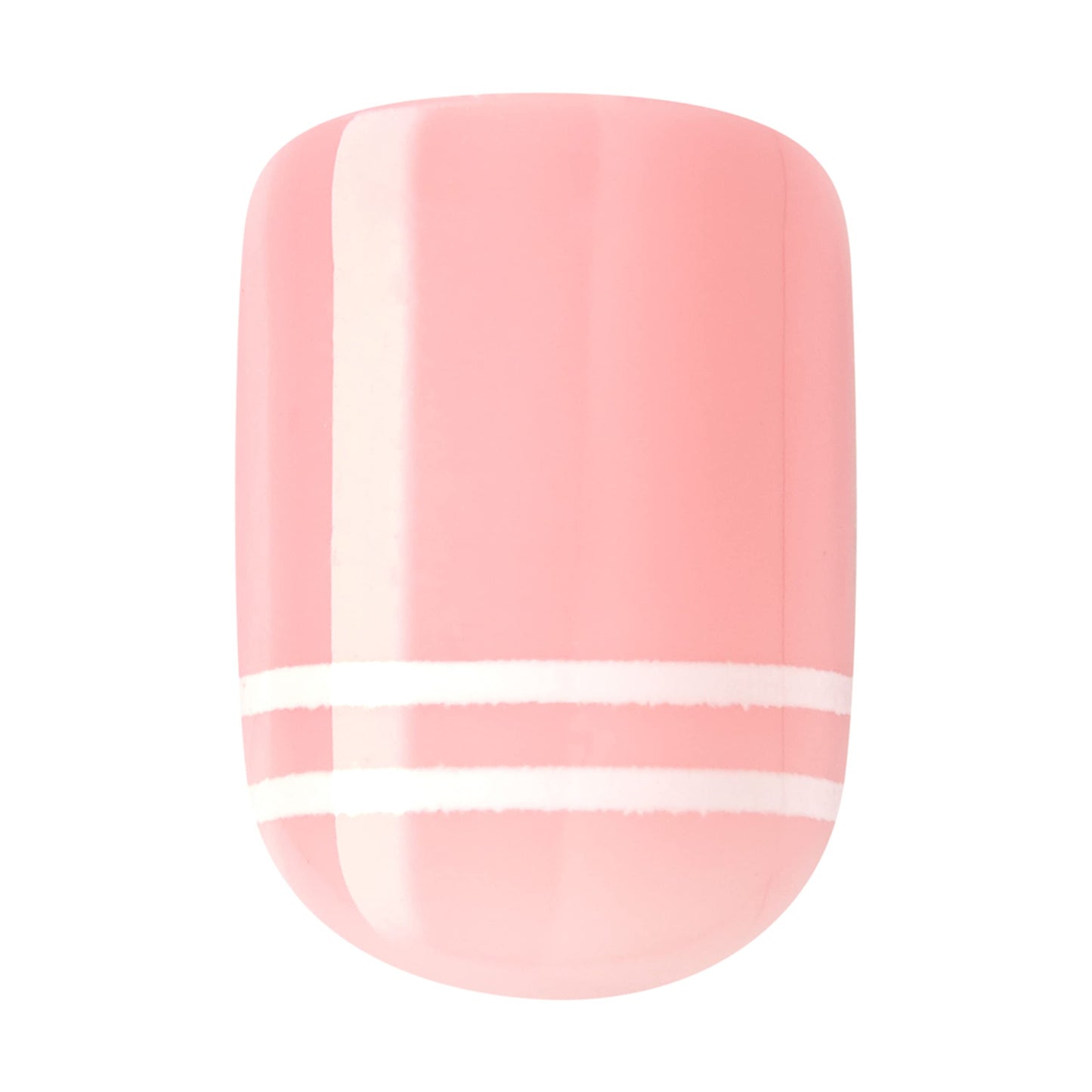 KISS imPRESS No Glue Mani Press On Nails, Design, 'Timeless Day', Pink, Petite Size, Squoval Shape, Includes 30 Nails, Prep Pad, Instructions Sheet, 1 Beauty & Personal Care imPRESS