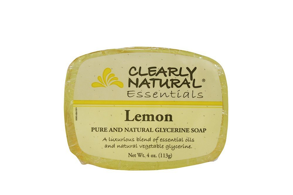 Clearly Natural: Glycerine Soap, Lemon 4 oz (8 pack)