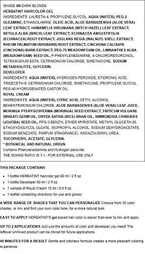 Herbatint Permanent Haircolor Gel 6N Dark Blonde 1 Box