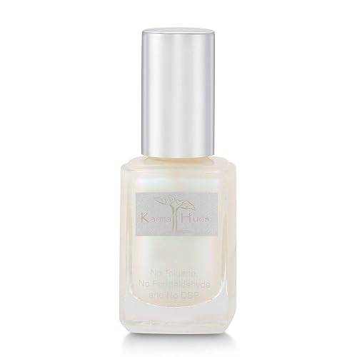 karma organic Nail Polish - Quick Dry Nail Lacquer, Non-Toxic, Vegan, and Cruelty-Free Nail Paint Art for Adults & Kids - (Iridescence, 0.43 fl oz.) Beauty & Personal Care karma organic