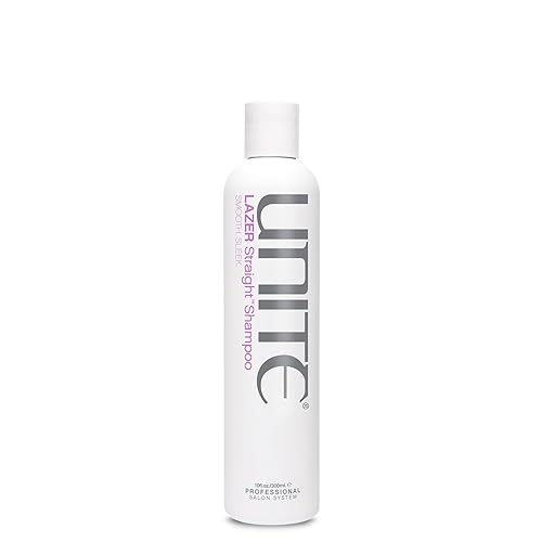 UNITE Hair - LAZER Straight Shampoo - Sulfate-Free Shampoo for Thick, Coarse & Unruly Hair - Cleanses, Tames Frizz, Softens, and Adds Shine