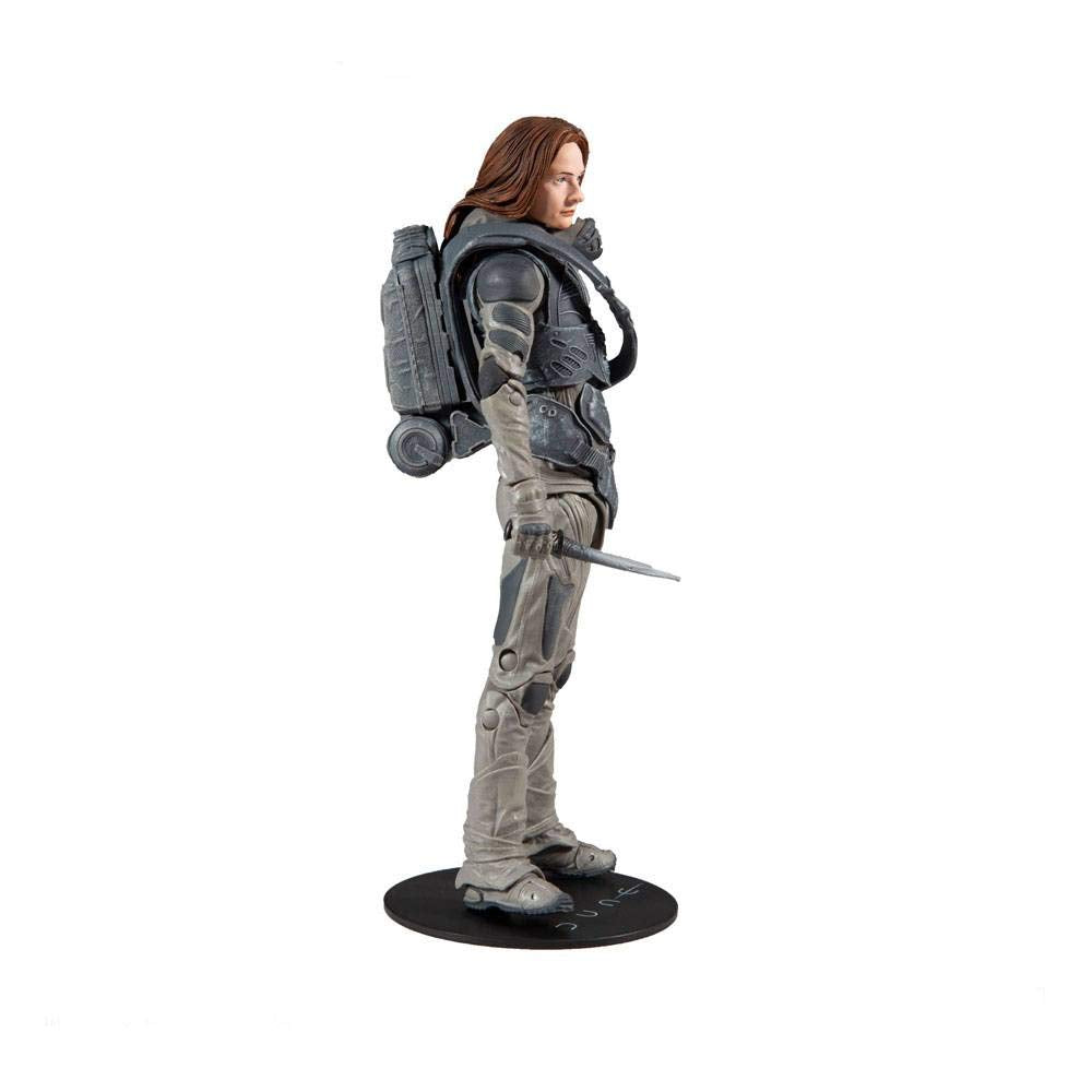 McFarlane Toys Dune Lady Jessica 7-inch Action Figure with Build-A Glossu ‘Beast’ Rabban Figure Parts, Multicolor