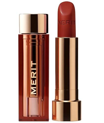 Merit Signature Lip Lightweight Satin Lipstick Cabo, 1 Count (Pack of 1)