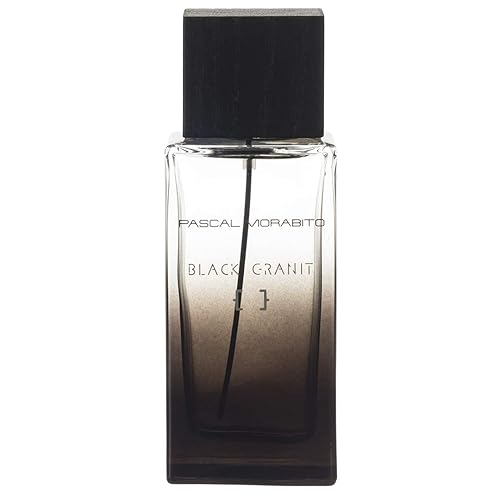 Pascal Morabito - Black Granit- 3.4 Oz Eau De Toilette - Fragrance Mist For Men - Aromatic, Woody Scent - Cologne Spray With Bergamot, Cardamom