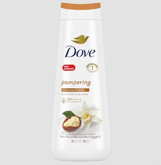 Dove Pampering Body Wash, Shea Butter & Vanilla, 23 FL OZ Beauty & Personal Care Dove