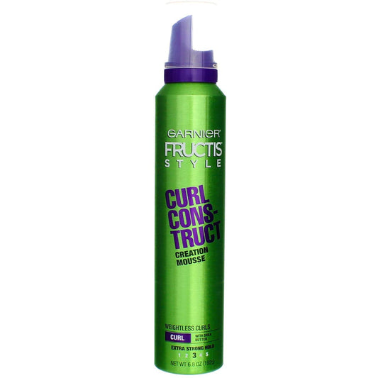 Garnier Fructis Style Curl Construct Creation Mousse Extra Strong Hold 6.80 oz ( Pack of 2)