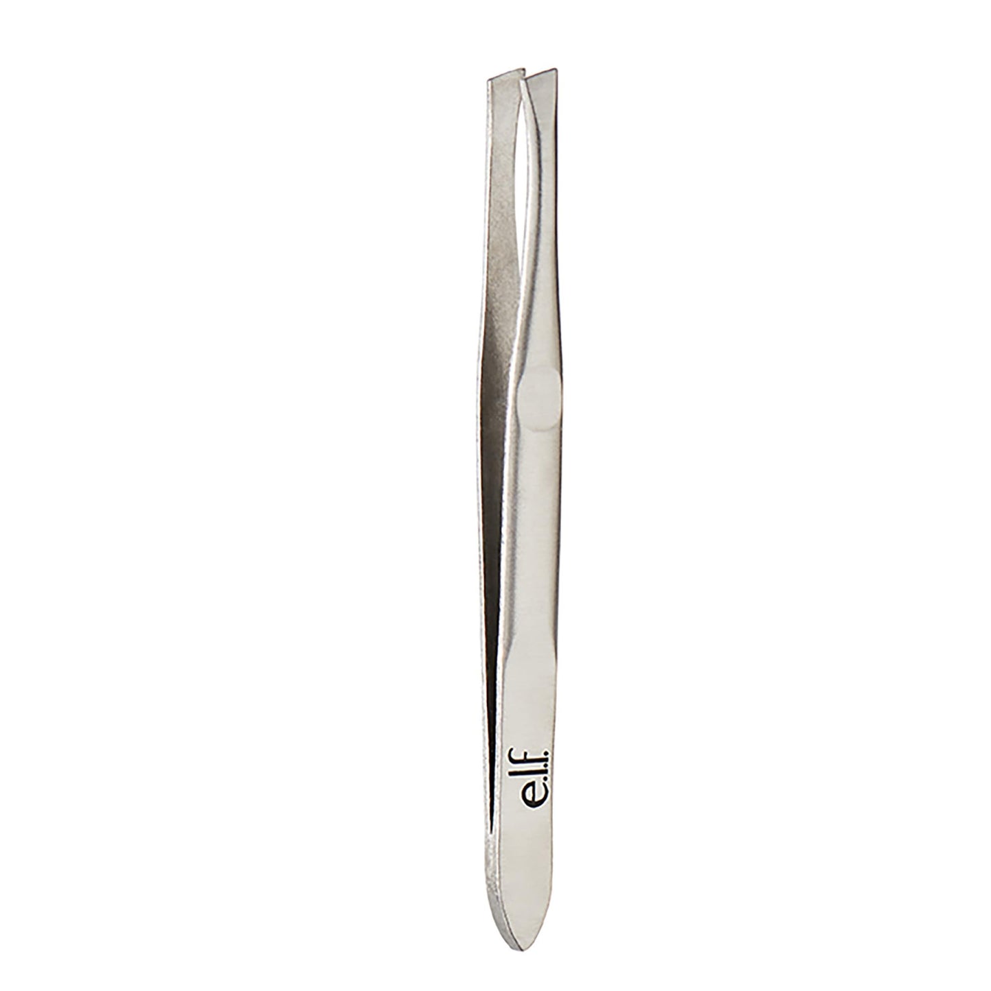 e.l.f. Slant Tweezer, Professional Quality Stainless Steel, Provides a Strong Grip, Removes Hairs Accurately, Shapes, Defines, Easy To Use