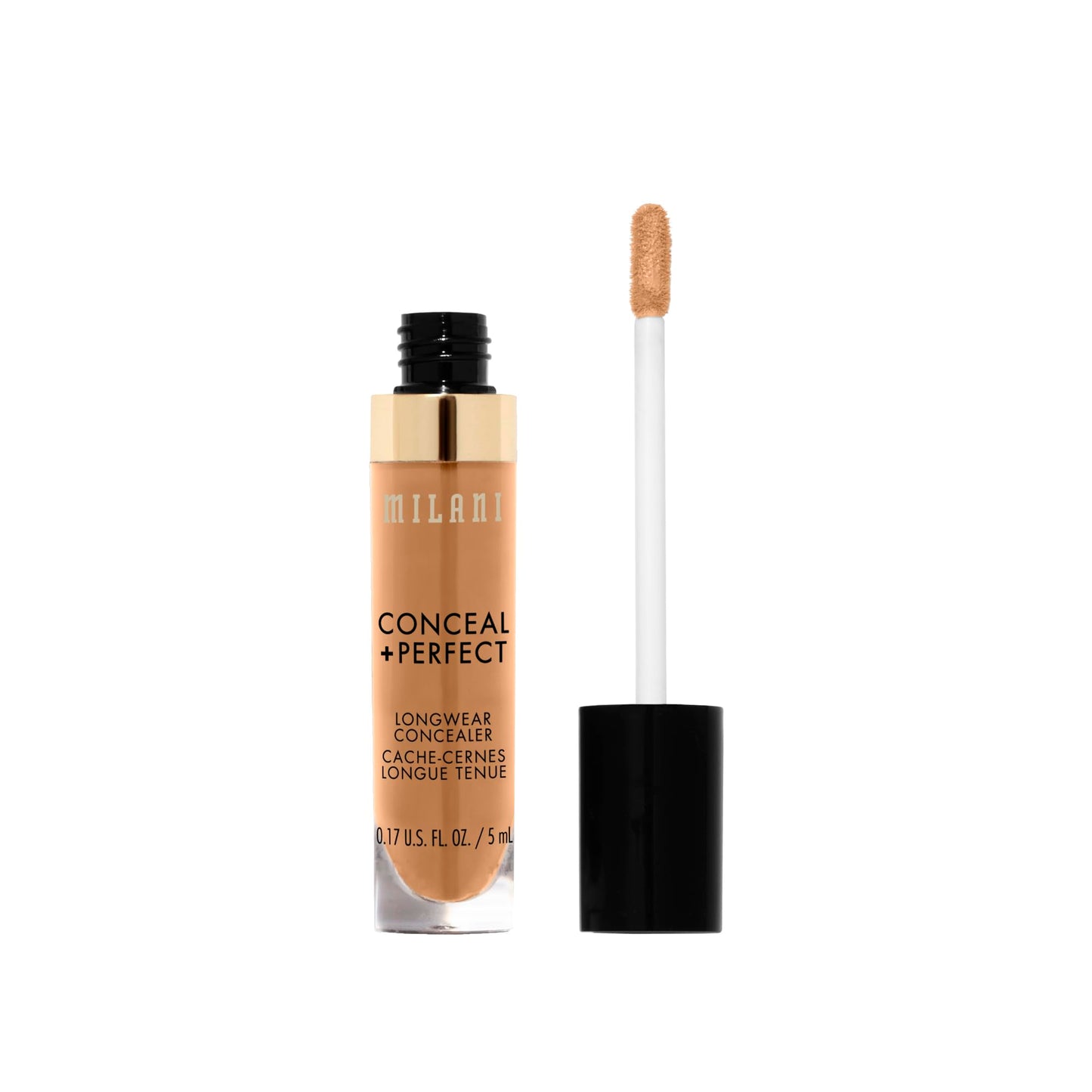 Milani Conceal + Perfect Longwear Concealer - Cool Sand (0.17 Fl. Oz.) Vegan, Cruelty-Free Liquid Concealer - Cover Dark Circles, Blemishes & Skin