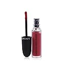 MAC Cosmetics Powder Kiss Liquid Lipcolour - 988 A Little Tamed (Mid-tone pink with yellow undertones) - 0.17 fl oz / 5 mL