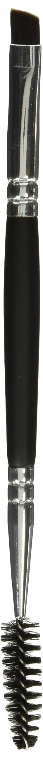 Ardell Duo Brow Brush Grooming Tool, 2-in-1 Angled Eyebrow Brush with Spoolie, For Natural looking Brow