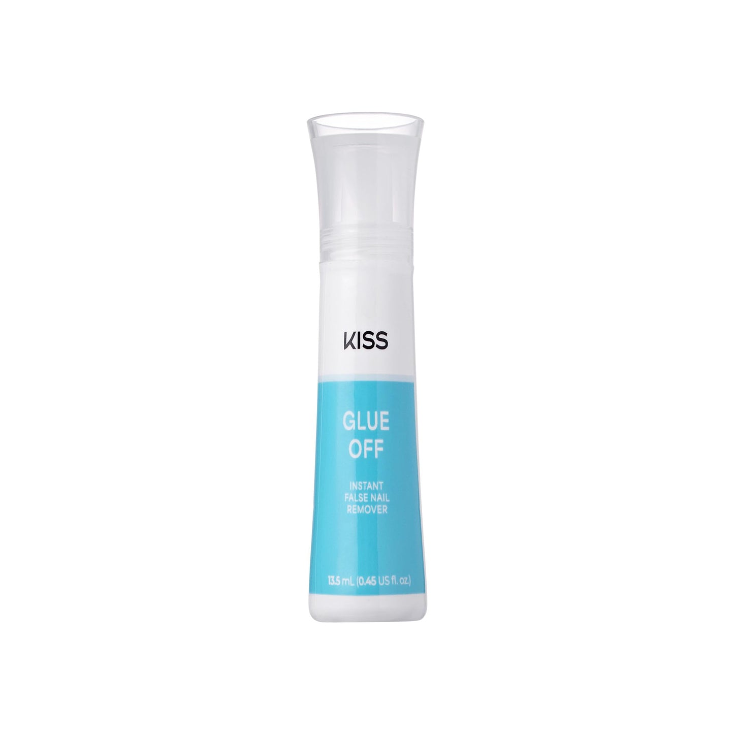 Kiss Glue OFF Instant Press On Nails & Nail Glue Remover with Chisel Tip, No Damage To Natural Nails, Castor Oil and Pro Vitamin B, 13.5 mL (0.45 fl Beauty & Personal Care KISS