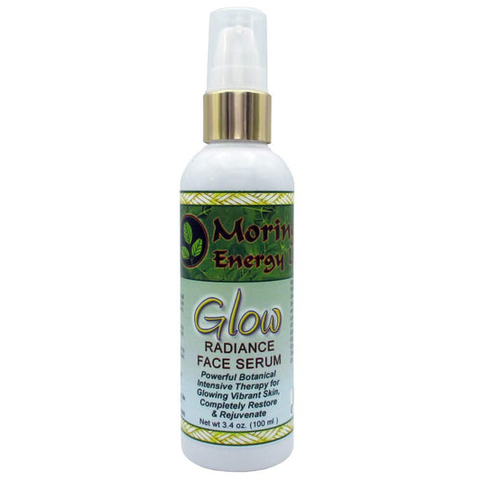 Moringa Glow Radiance Face Serum 3.4 oz by Moringa Energy Life - Moisturizer for Face & Neck, Rich in Antioxidants, Moringa oil plus 11 Essential Oils