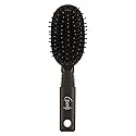 Goody Mini Cushion Hair Brush - Oval Travel Hairbrush for All Hair Types, Tangles Knots With Ease Without Tears or Breakage - Pain-Free Hair